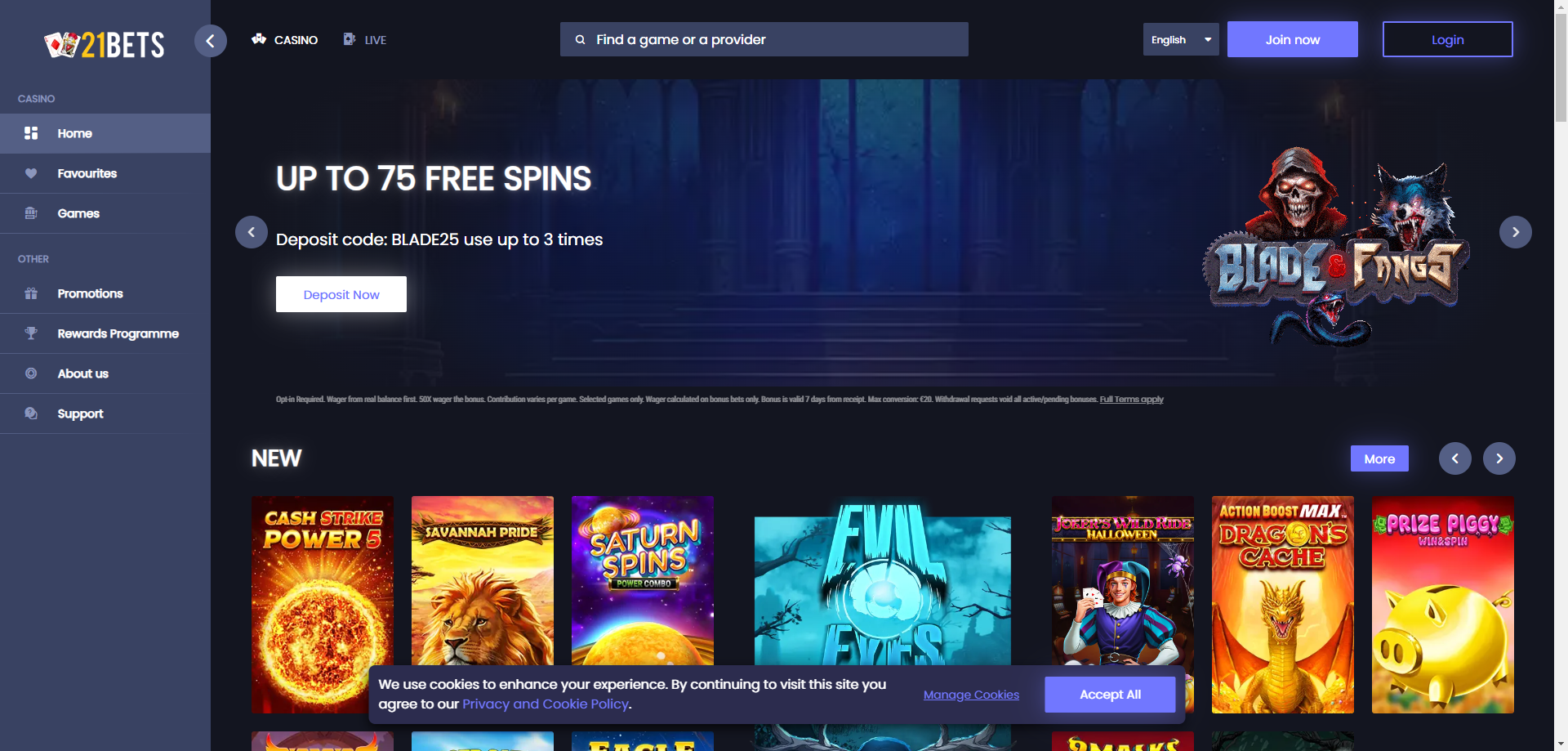 21Bets Casino